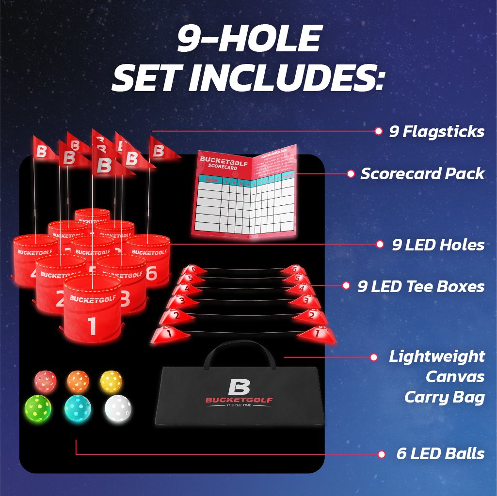 Bucketgolf GLOW Pro (9) - Elevate Sports LLC