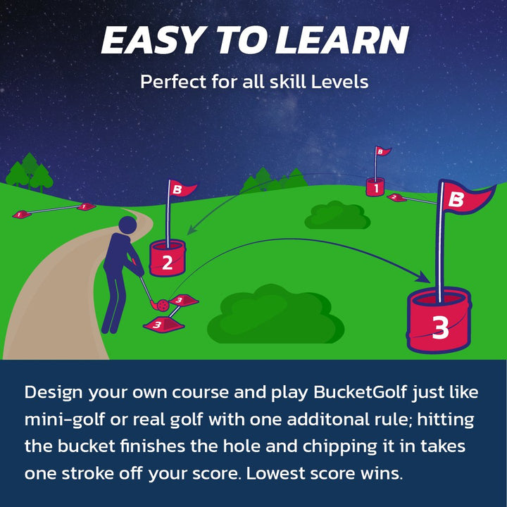 Bucketgolf GLOW Pro (9) - Elevate Sports LLC
