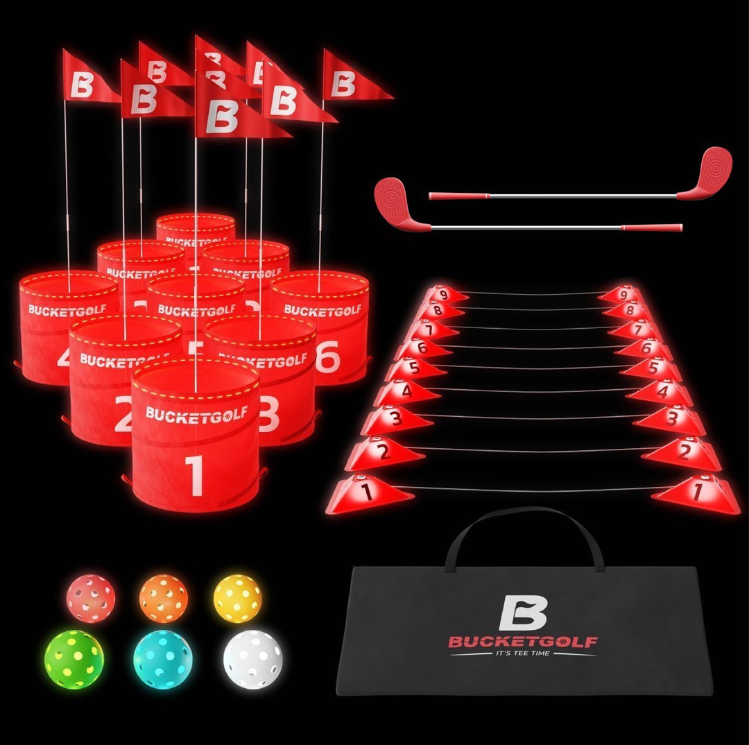 BucketGolf Glow Pro Bundle (9) - BucketGolf