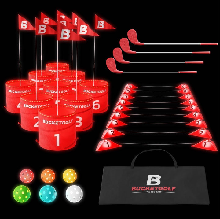 BucketGolf Glow Pro Bundle (9) - BucketGolf