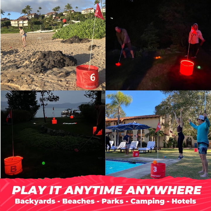 BucketGolf Glow Pro Bundle (9) - Elevate Sports LLC