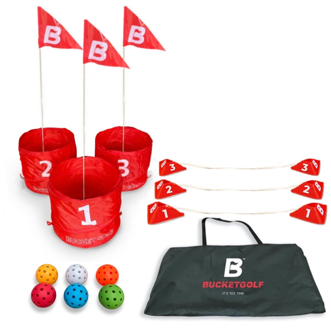BucketGolf Starter (3) Portable golf course game Elevate Sports LLC