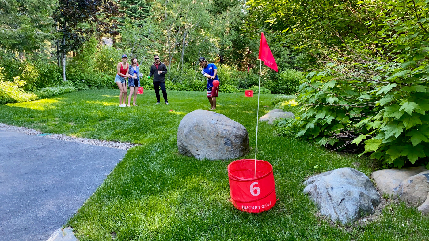 Bucket Golf The Ultimate Backyard Golf Game Elevate Sports LLC