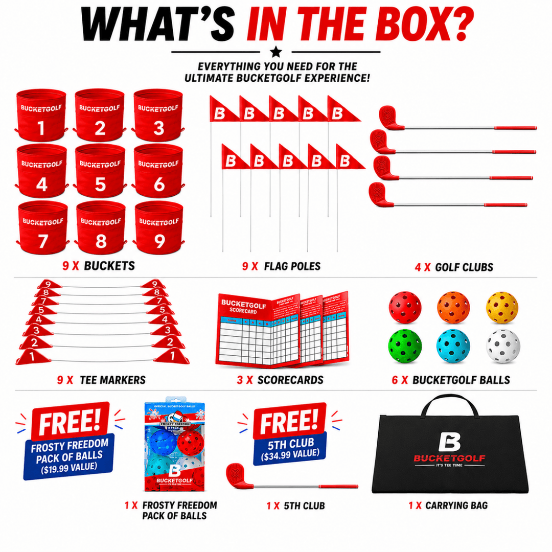 BucketGolf 9 Hole Fathers Day Bundle - BucketGolf