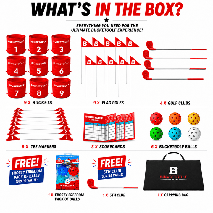 BucketGolf 9 Hole Fathers Day Bundle - BucketGolf