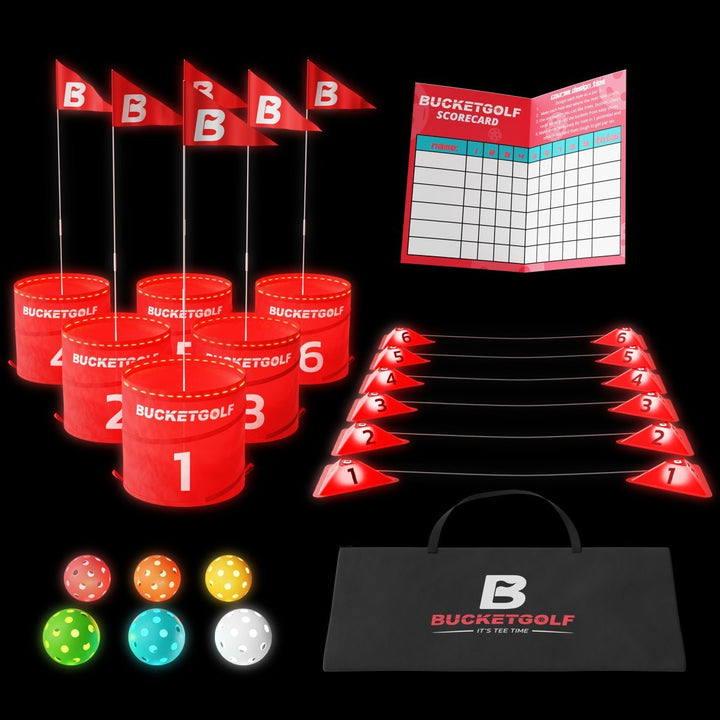 BucketGolf Glow 6 Hole Bundle - GS - BucketGolf