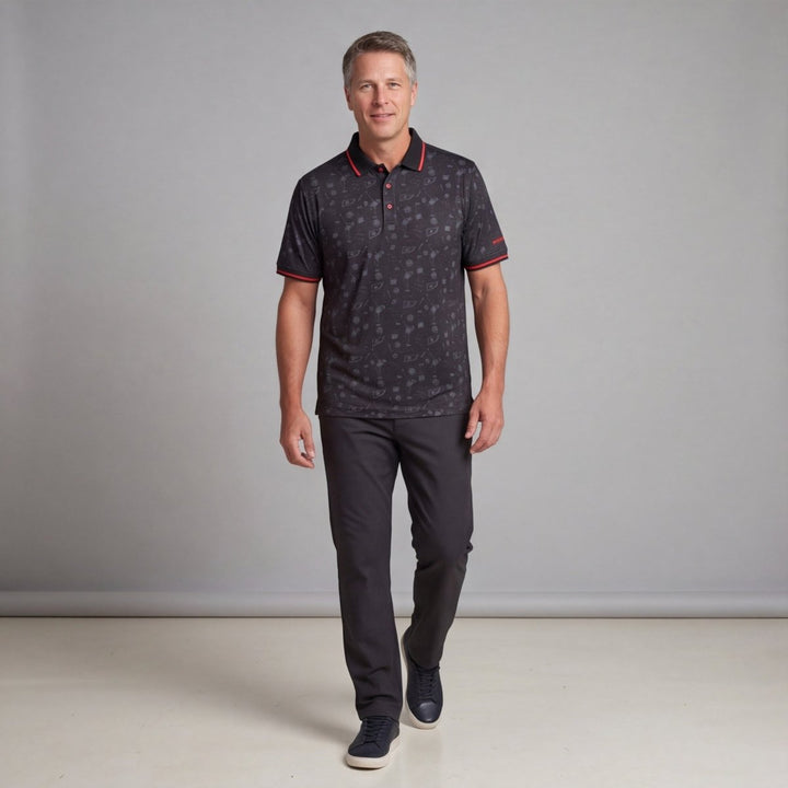 BucketGolf Polo Black - BucketGolf