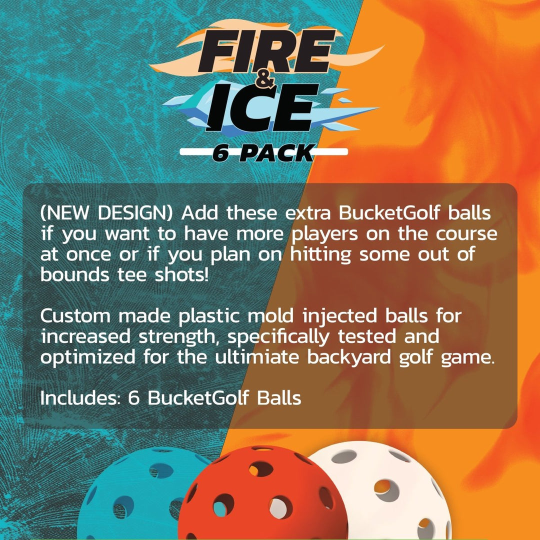 Fire & Ice Ball Pack - BucketGolf