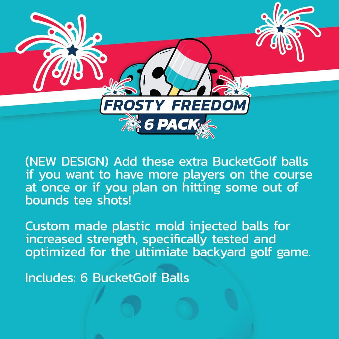 Frosty Freedom Ball Pack - BucketGolf