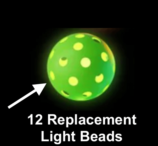 Replacement Glow Ball Light Beads (12 light beads) - BucketGolf