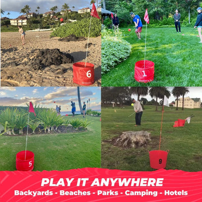 BucketGolf Pro Bundle 9 Hole - Elevate Sports LLC